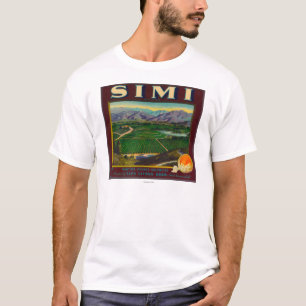 T-shirt Simi LabelSanta orange Susana, CA
