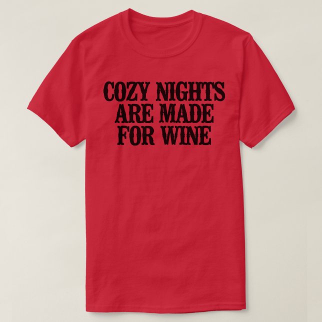 T-shirt Simple À Dire Drôle Soirées Cosy Fabriquées Pour L (Design devant)