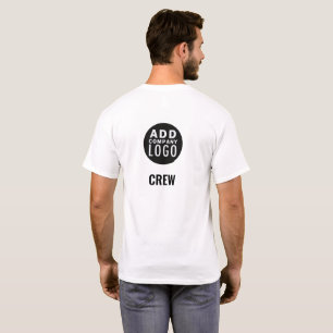 T-shirt Simple Ajouter votre propre logo Employé d'entrepr