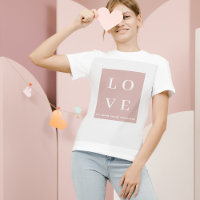 Simple AMOUR Noir & Rose |Laissez notre valeur à t