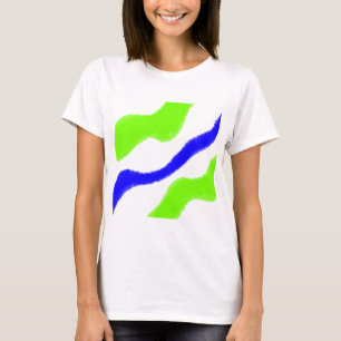 T-shirt SIMPLE BLANC ROUGE JOUR de naissance heureux CARTE