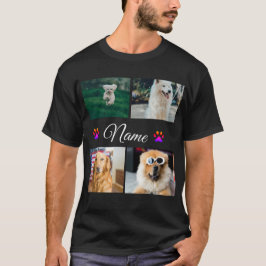 T-shirt Simple coloré animal ajouter nom photo collage