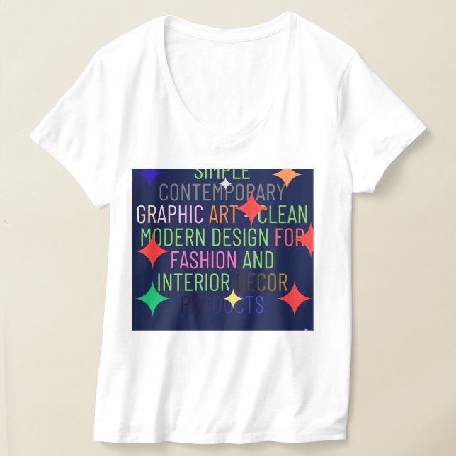 T-shirt Simple Contemporary Graphic (Poser)