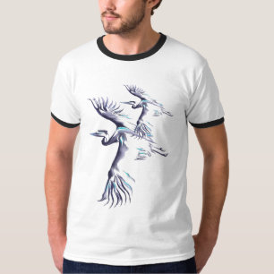 T-shirt simple du héron 2