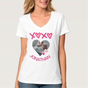 T-shirt Simple Élégant Cute Love Valentines Sweet Couple
