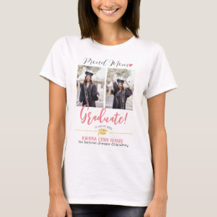 T-shirt Simple Elegant Graduation or Casquette Merci Scrip