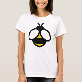 T-shirt Simple élégante grande image jaune noir bourdon