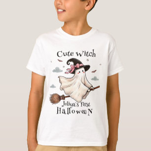 T-shirt Simple et élégante Mignonne sorcière première Hall