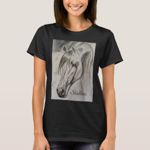 T-shirt simple gainé par short d'étalon
