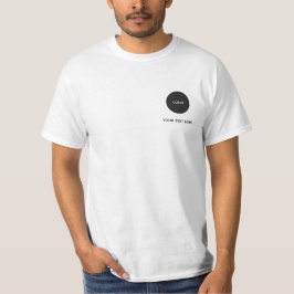 T-shirt Simple Logo and Text Business