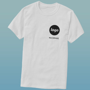 T-Shirt Simple Logo et Texte pour Entreprise