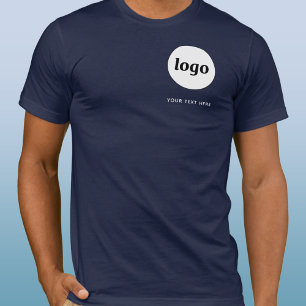 T-Shirt simple logo et texte pour les entreprises