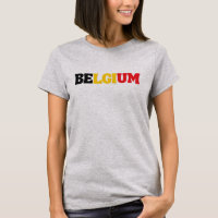 Simple Moderne Belgique National Drapeau Vêtements