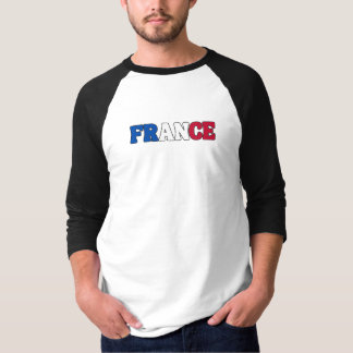 T-shirt Simple moderne France National Drapeau