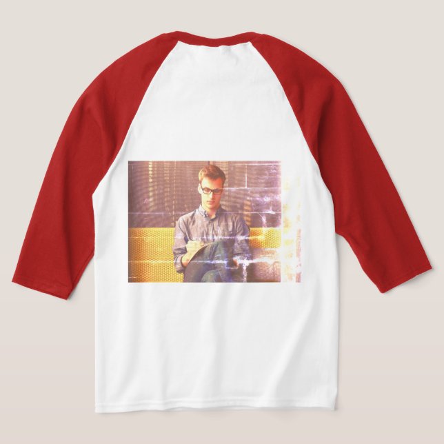 T-SHIRT SIMPLE MODERNE MODERNE MONOGRAM ÉLÉGANT CHIC STYLE (Couchage Retour)