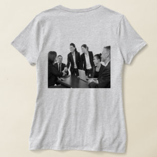 T-SHIRT SIMPLE MODERNE MODERNE MONOGRAM ÉLÉGANT CHIC STYLE