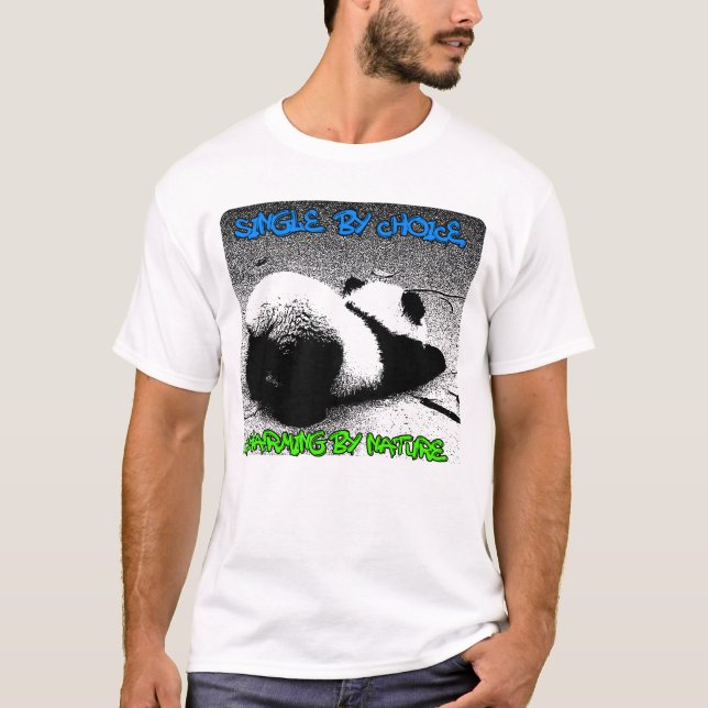 T-shirt Simple par choix - Panda choix stretching (Devant)