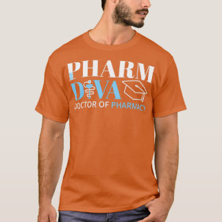 T-SHIRT SIMPLE PHARMDIVA PHARMACIE DOCTEURS DIPLÔME
