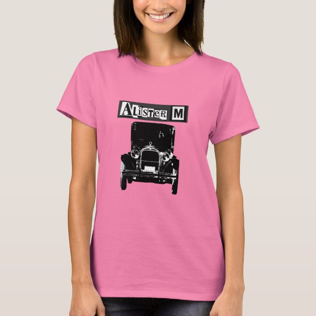 T-shirt simple pour dames (Devant)