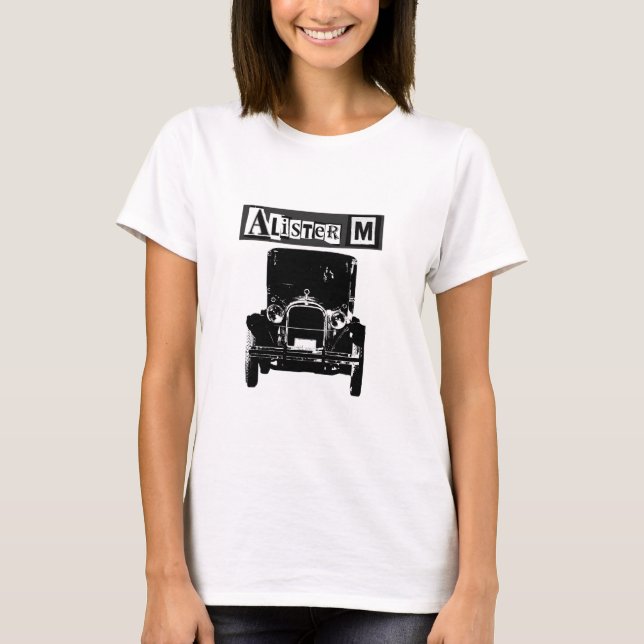 T-shirt simple pour dames (Devant)