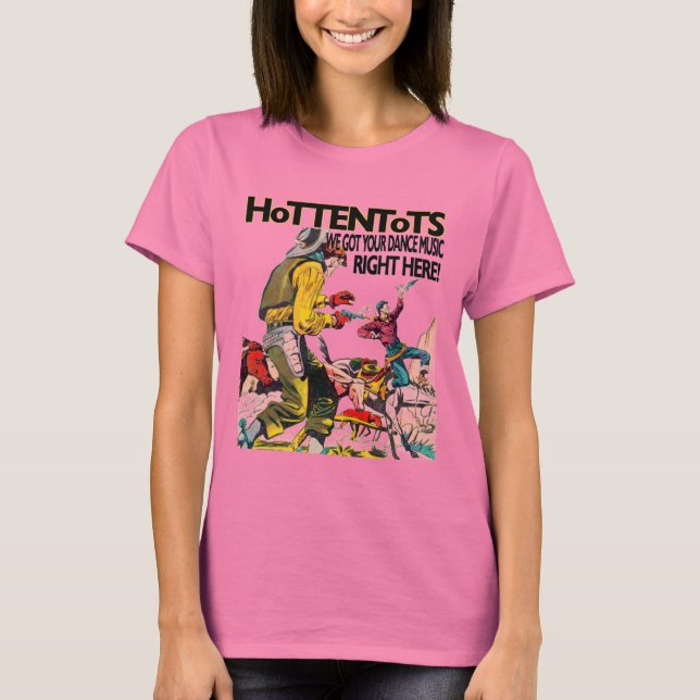 T-shirt simple pour dames (Devant)