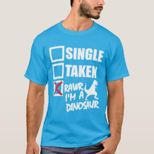 T-shirt Simple. Pris. RAWR Je suis un dinosaure