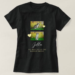 T-shirt Simple Rainbow Bridge Cat Memorial