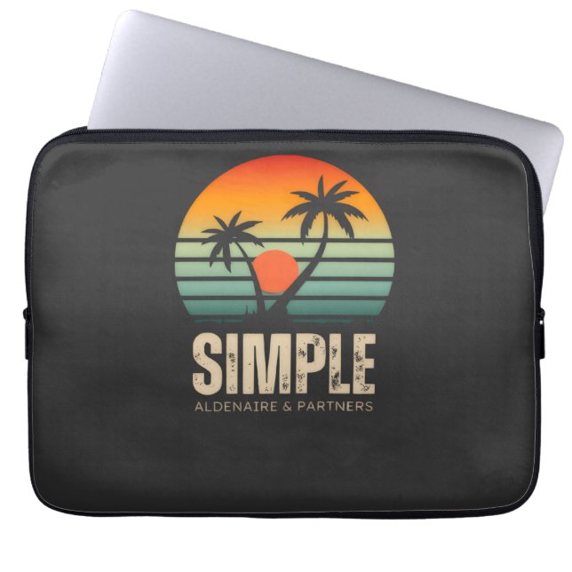 T-shirt Simple Sunset - Tropical vibes design Laptopschutzhülle (Vorderseite)
