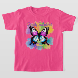 T-shirt Simplement Enspired Papillons Filles