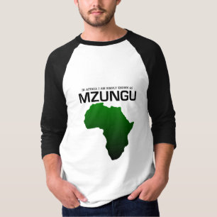 T-shirt simplement mzungu