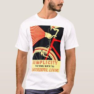 T-shirt SIMPLICITÉ est la clé du succès de la vie ancie