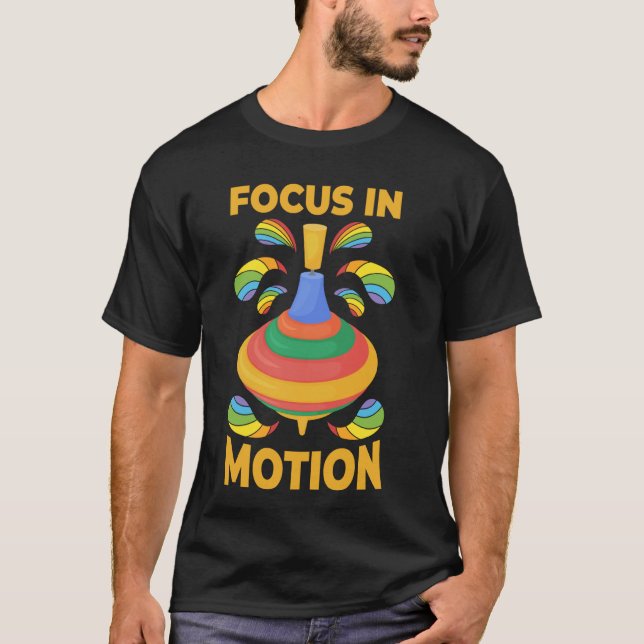 T-shirt Simulateur TDAH Mois de sensibilisation TDAH Homme (Devant)