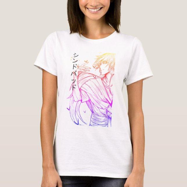 T-shirt Sinbad King - Magi: The Labyrinth of Magic (Devant)