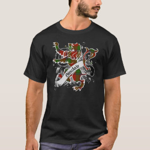 T-shirt Sinclair Tartan Lion