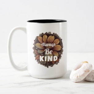 T - Shirt sind immer freundlich Zweifarbige Tasse