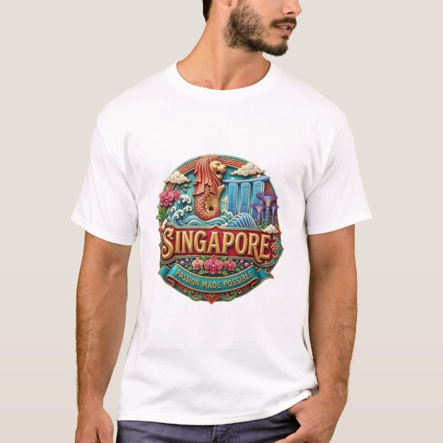 T-SHIRT SINGAPOUR (Devant)
