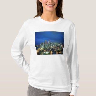 T-shirt Singapour Skyline la nuit, Singapour