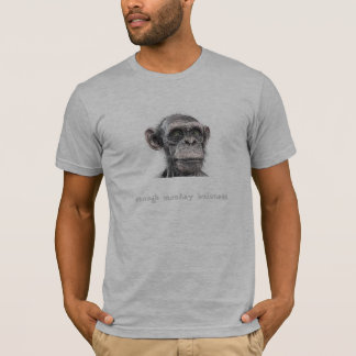 T-shirt singe, assez d'affaires de singe