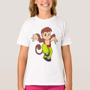 T-shirt Singe aux arts martiaux Kungfu