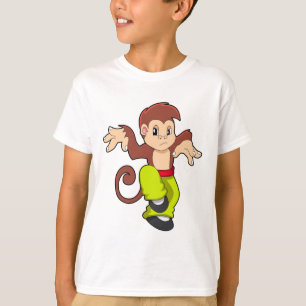 T-shirt Singe aux arts martiaux Kungfu