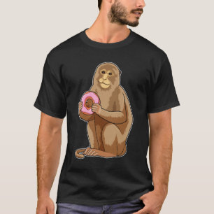 T-shirt Singe avec Donut