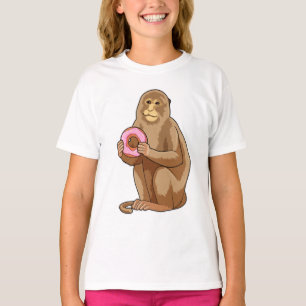 T-shirt Singe avec Donut