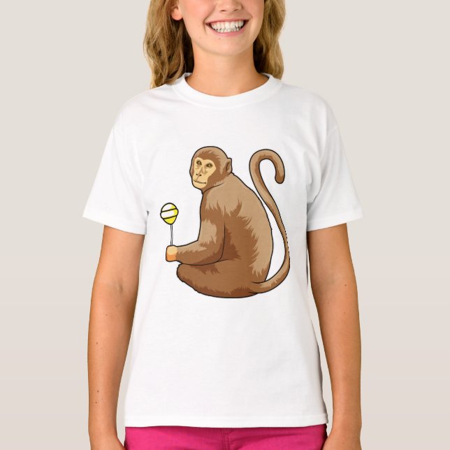T-shirt Singe avec Lollipop (Devant)