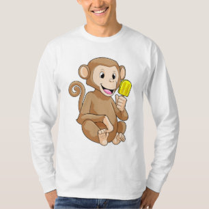 T-shirt Singe avec Popsicle