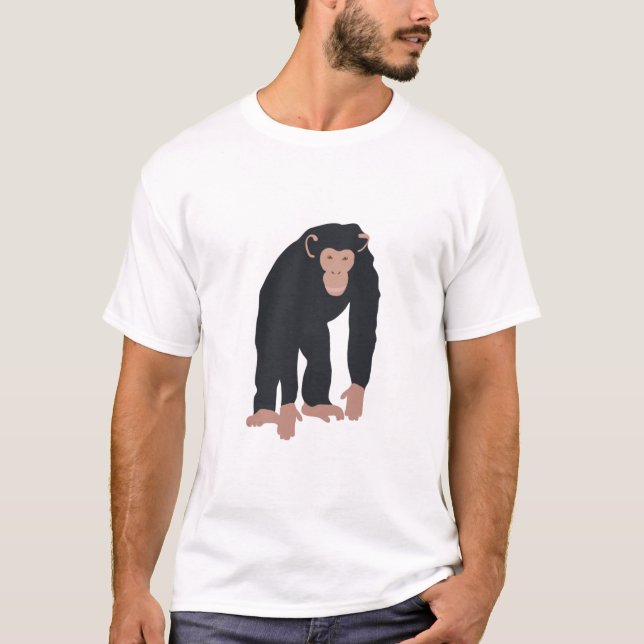 T-shirt Singe Chimpanzé (Devant)