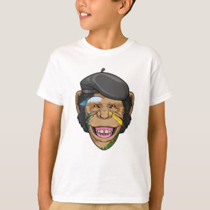 T-shirt Singe comme peintre