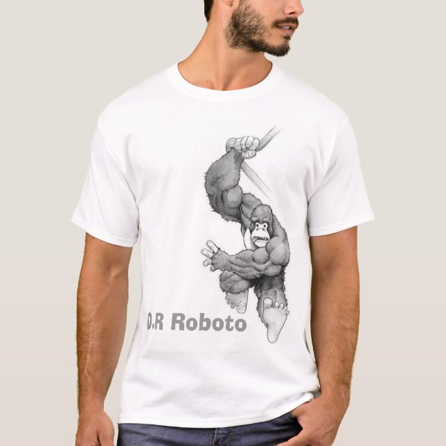 T-shirt singe, D.R Roboto (Devant)