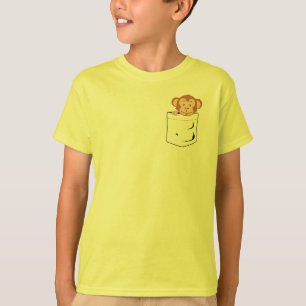 T-shirt Singe dans la poche