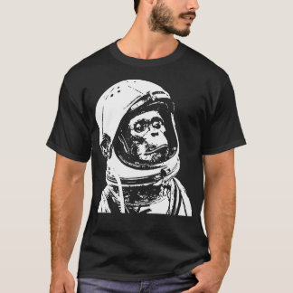 T-shirt Singe Dans L'Espace. Amusant astronaute Chimpanzé
