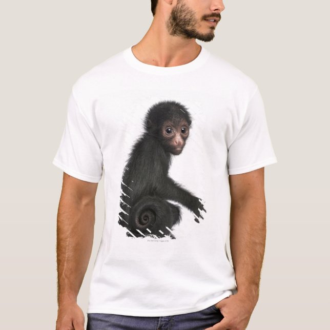 T-shirt Singe d'araignée rougeaud - paniscus d'Ateles (3 (Devant)
